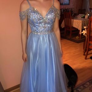 Blue Prom Dress
